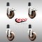 Service Caster 4 Inch 316SS High Temp Glass Filled Nylon 1-3/4 Inch Stem Caster Lck Brake, 2PK SS316TTLEX20S414-GFNSHT-2-S-2-134 - alternate 1